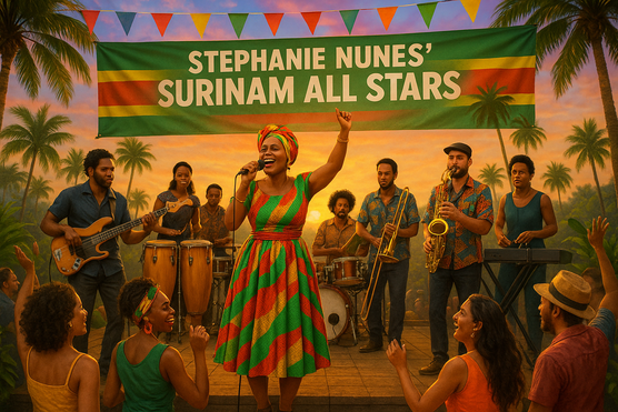 Stephanie Nunes Surinam All Stars